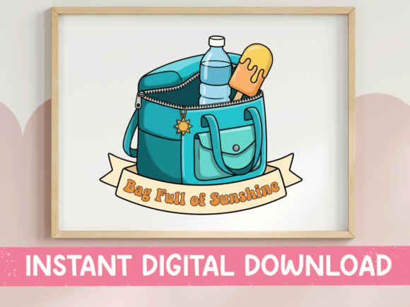 Bag Full of Sunshine Beach Design Graphics