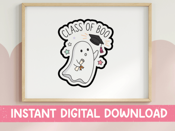 Class of Boo Graduation Ghost Graphics