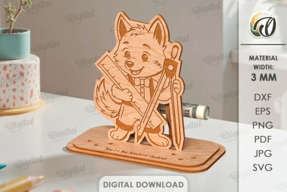 End of School Gift Money Holder Laser
