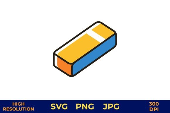 Eraser Vector Design for Stationery