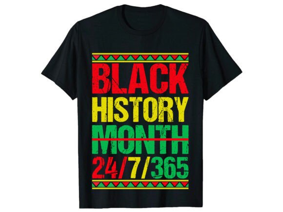 Pride Black History Month T-Shirt Graphics