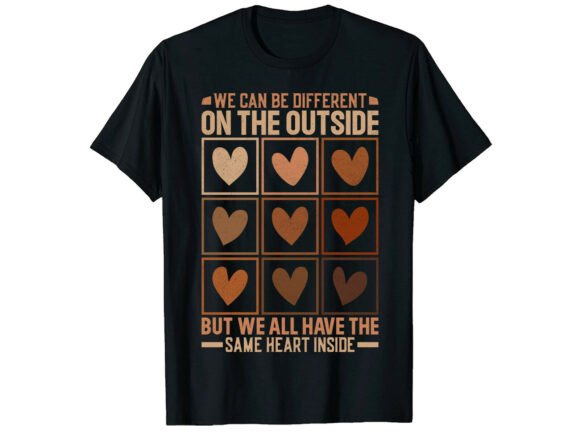 Same Heart Black History Month T-Shirt Graphics