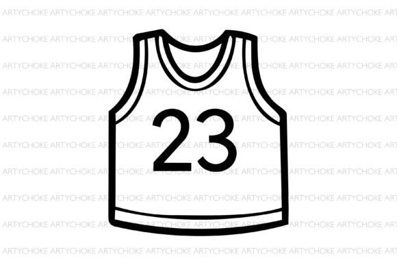 Sports Jersey Doodle Clipart: Graphics and Icons for Creative Projects