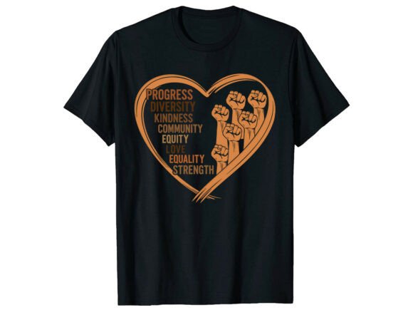 Unity Love Black History Month T-Shirt Graphics